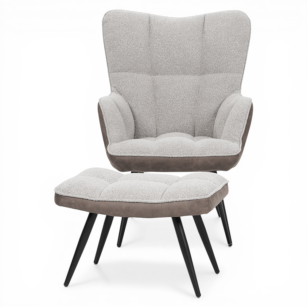 Clifton Lounge Chair with Ottoman - Image 17