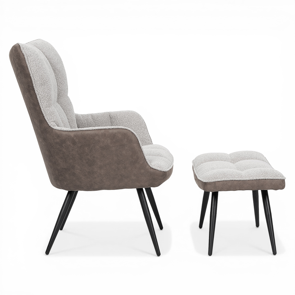 Clifton Lounge Chair with Ottoman - Image 22