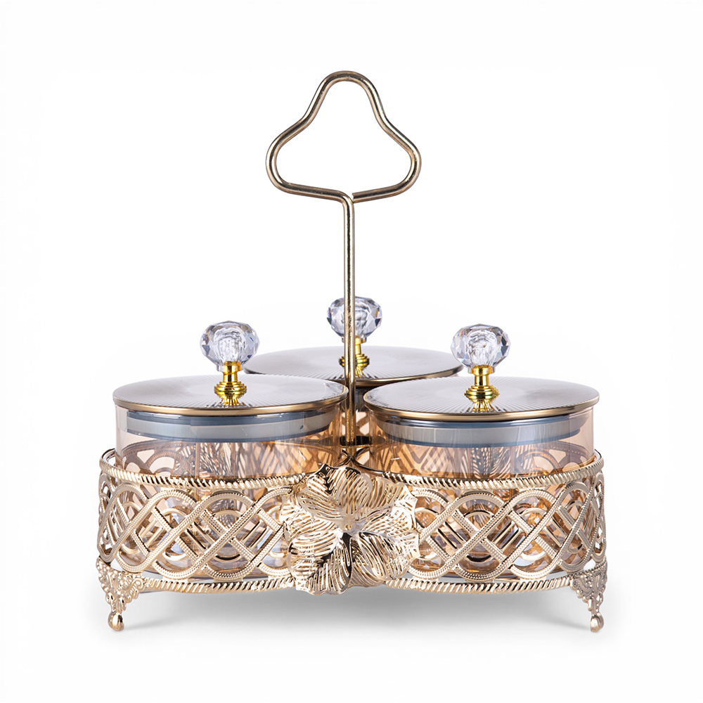 Glass Canister with Stand (Set of 3) - Image 3