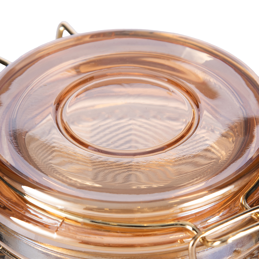 Glass Jar with Lid (H10.3cm) - Image 5