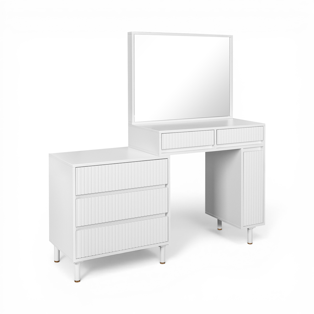 Aella Dressing Table with Mirror