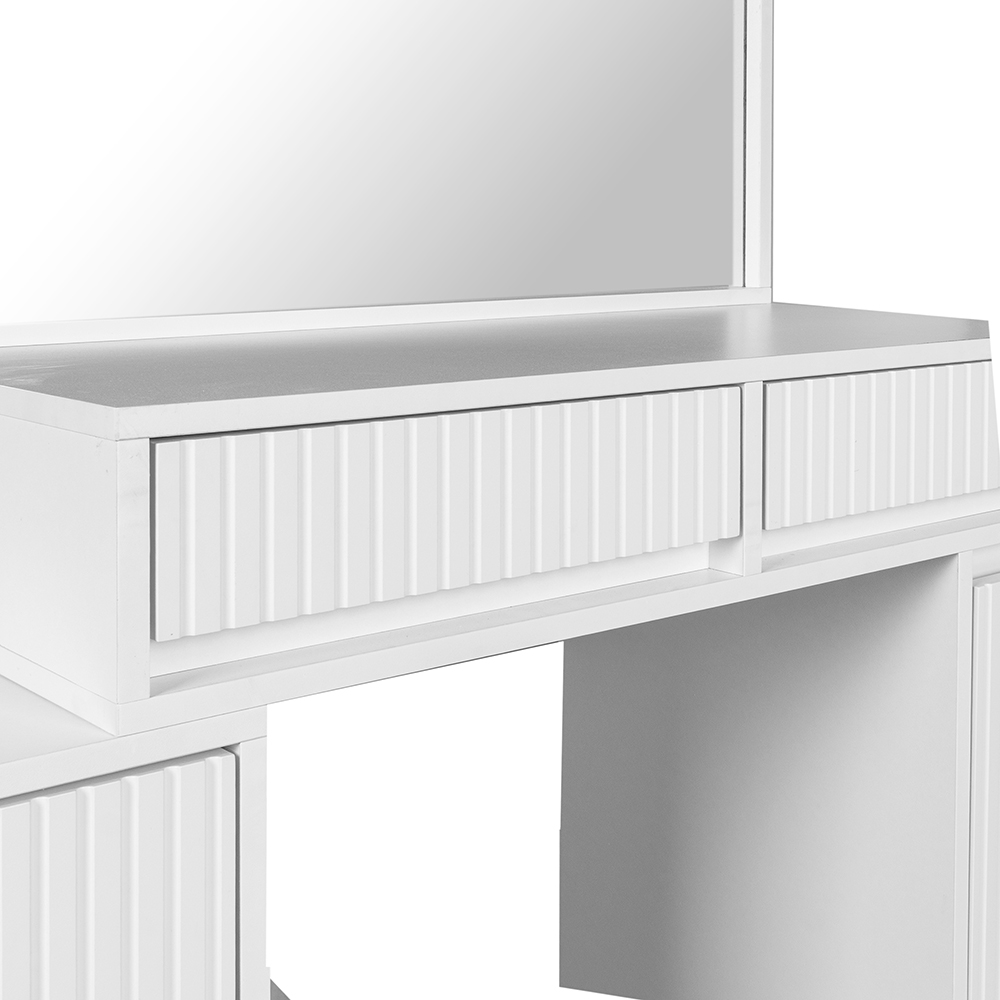Aella Dressing Table with Mirror - Image 8