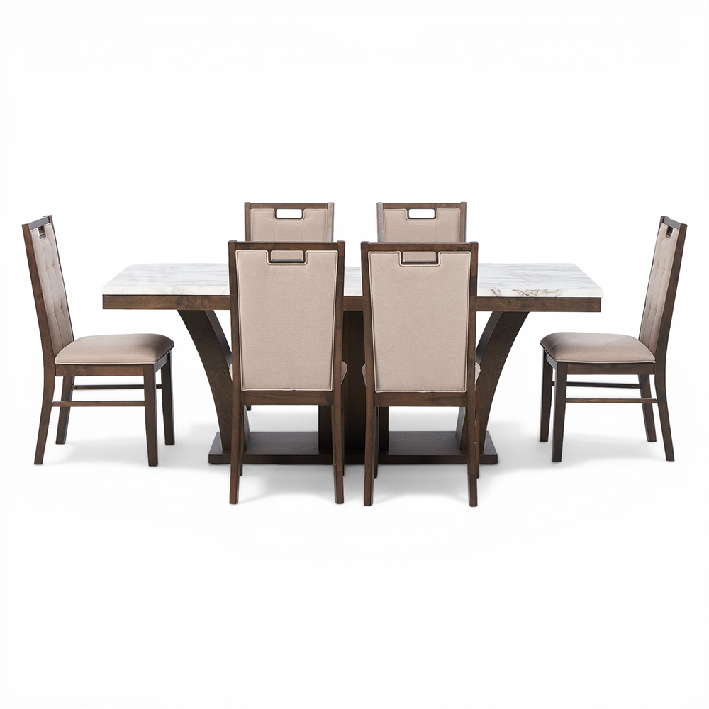 Trevon Dining Set (6 Seater) - Image 2