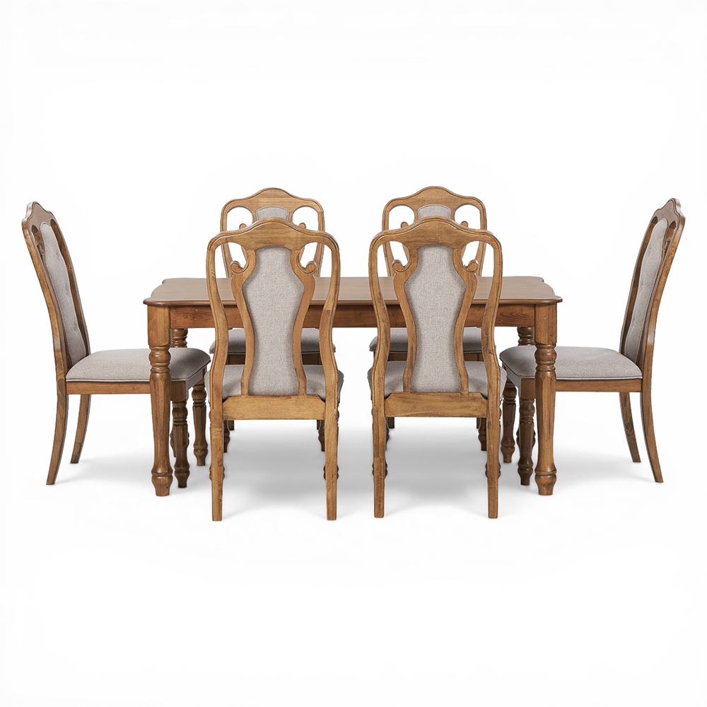 Haruan Dining Set (6 Seater) - Image 2