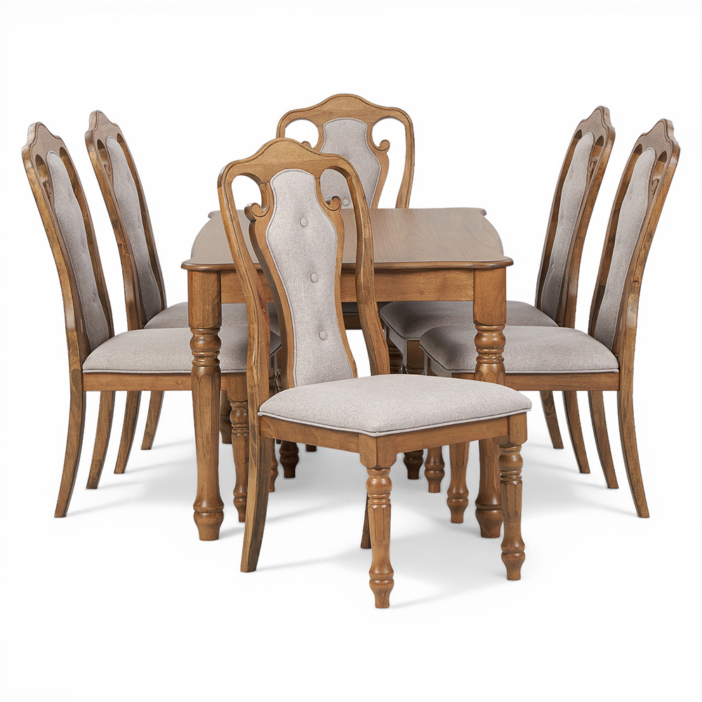 Haruan Dining Set (6 Seater) - Image 3