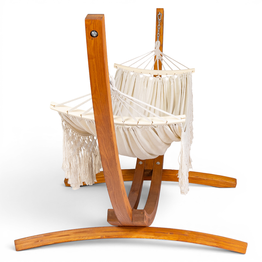 Wilder Hammock Chair with Wooden Stand - Image 3