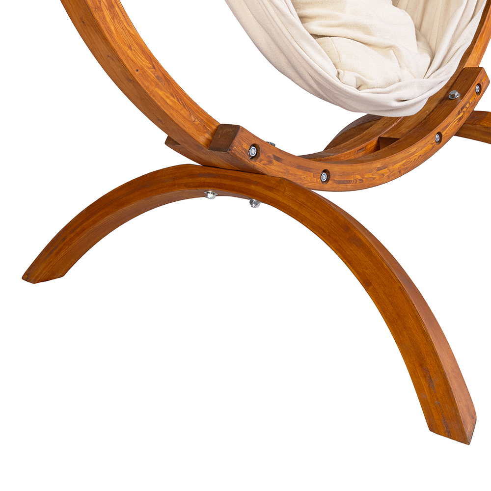 Willow Hammock Chair with Wooden Stand - Image 7