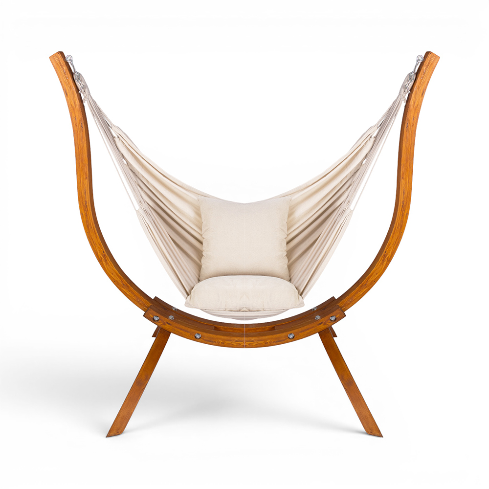 Willow Hammock Chair with Wooden Stand - Image 2