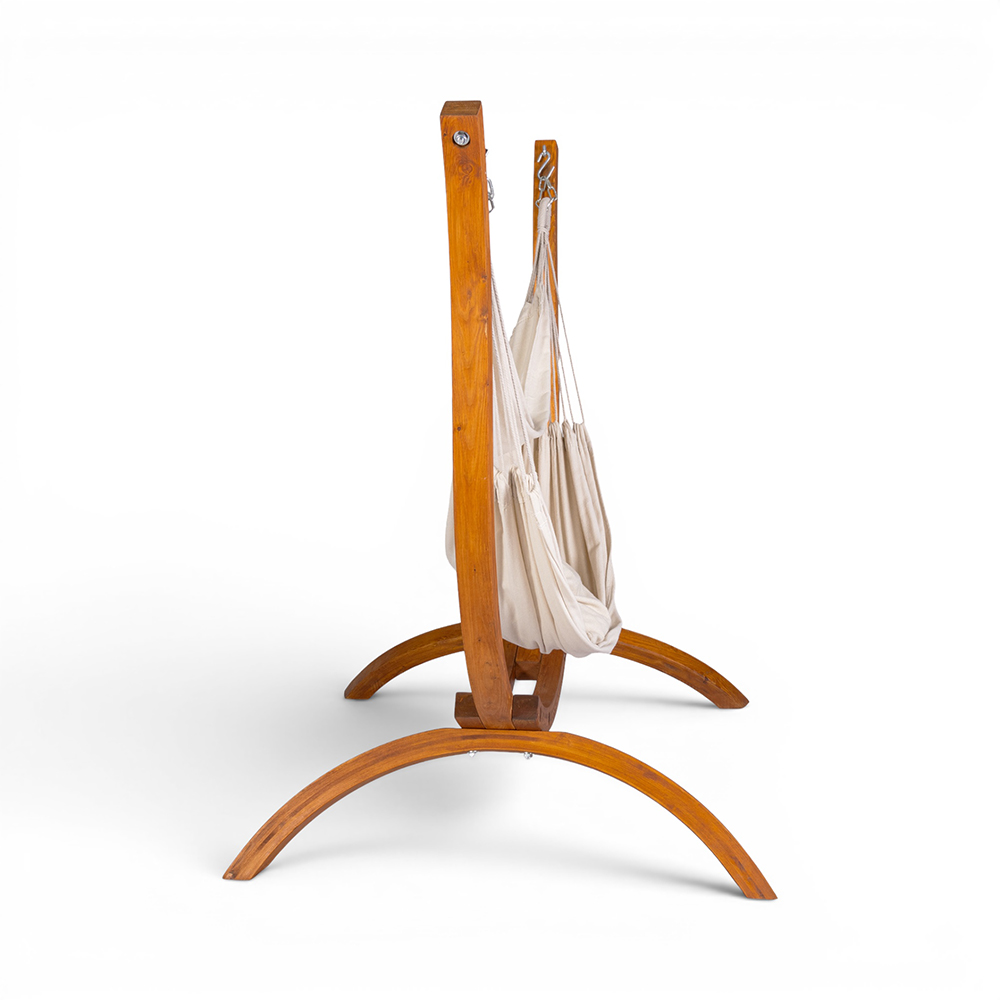 Willow Hammock Chair with Wooden Stand - Image 3