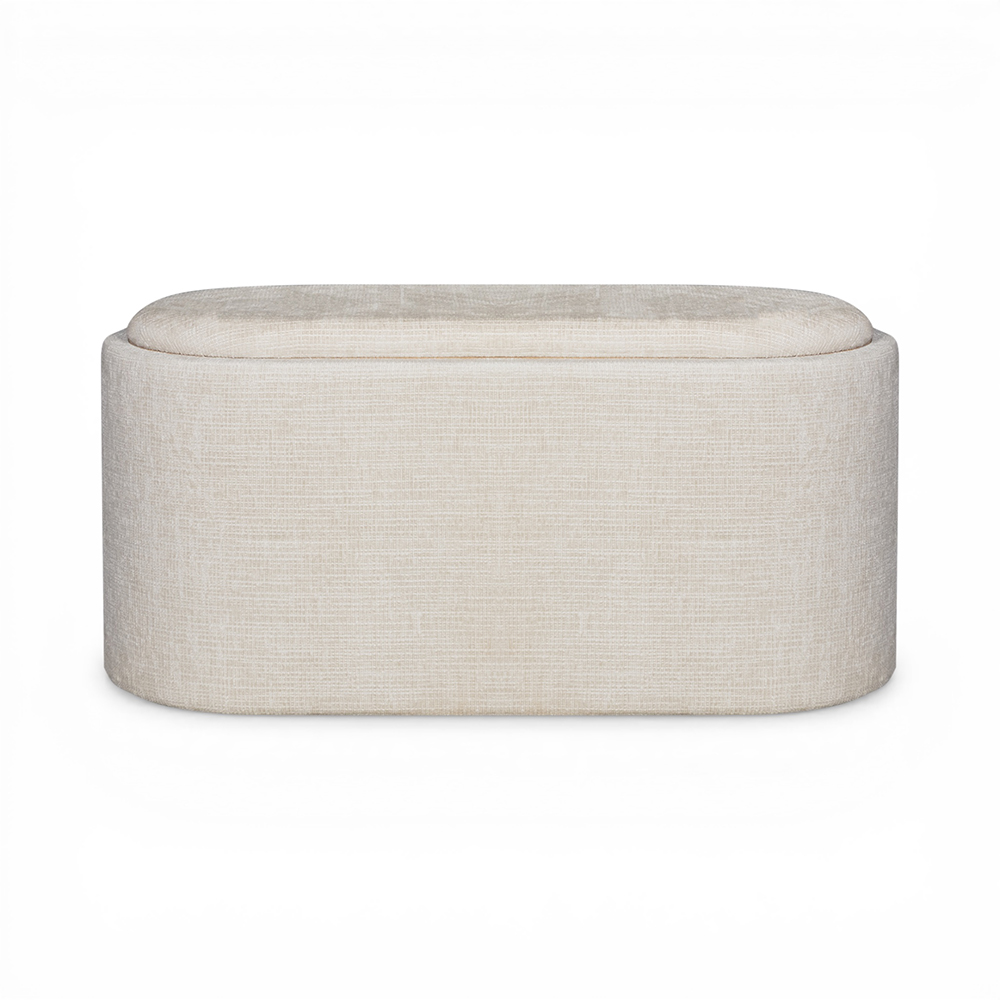 Ellery Storage Ottoman with Stools (3 Pcs) - Image 7