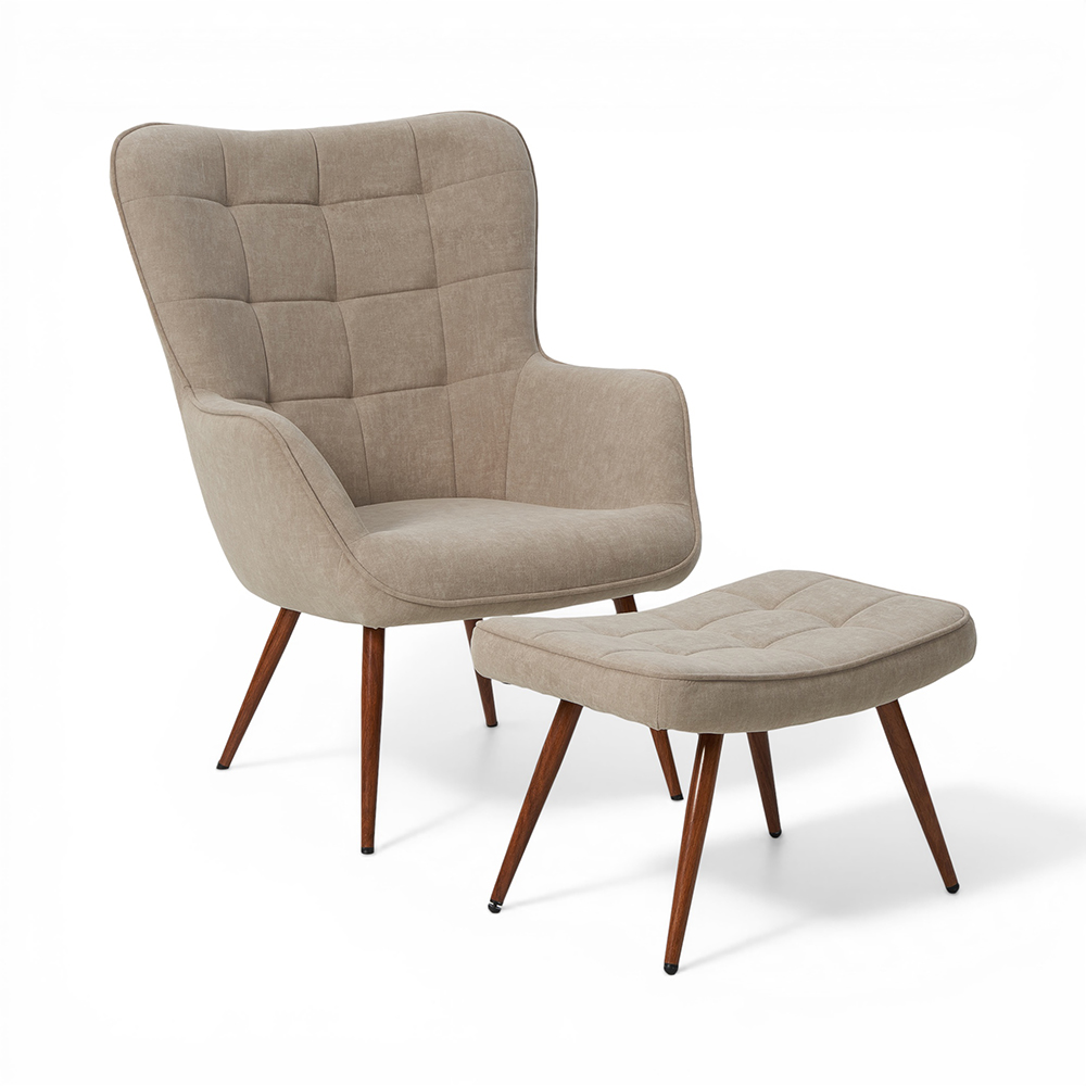 Ishaan Armchair with Ottoman
