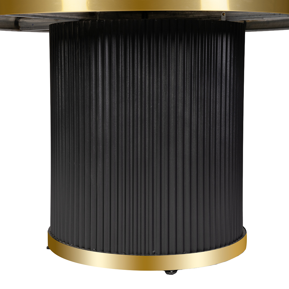 Zenith Round Dining Table with Lazy Susan - Image 6
