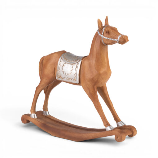 Woodcut Rocking Horse (H35.5cm)