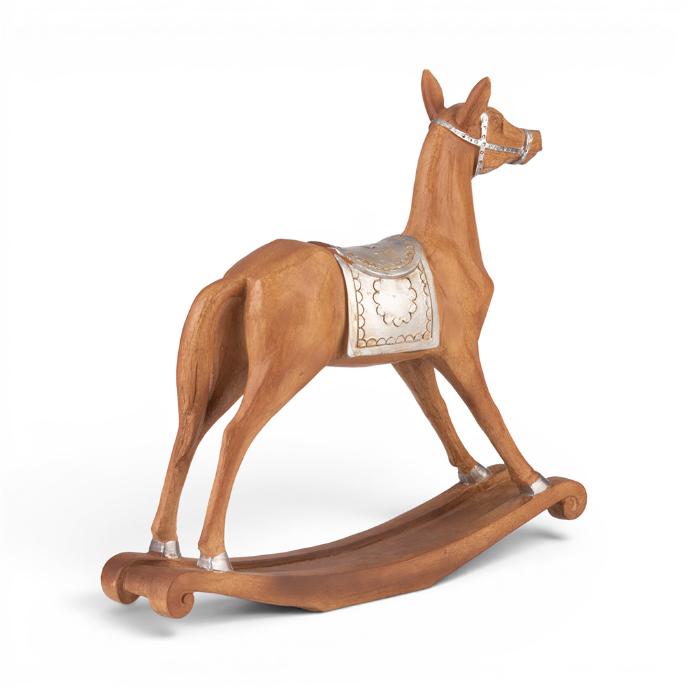 Woodcut Rocking Horse (H35.5cm) - Image 3