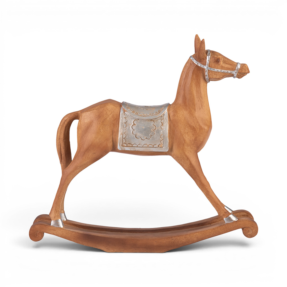 Woodcut Rocking Horse (H35.5cm) - Image 2