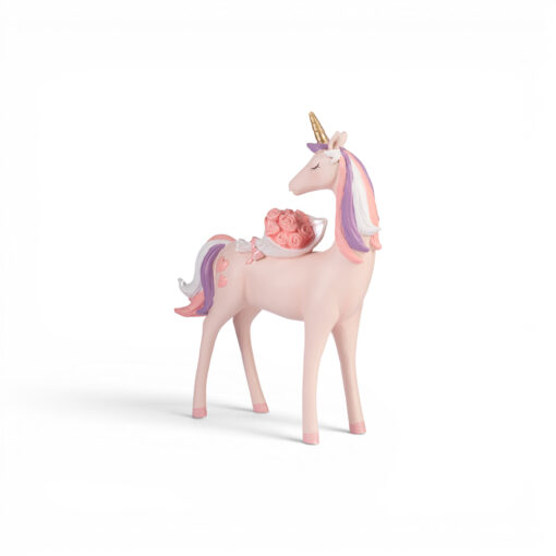 Unicorn with Flower (H25cm)