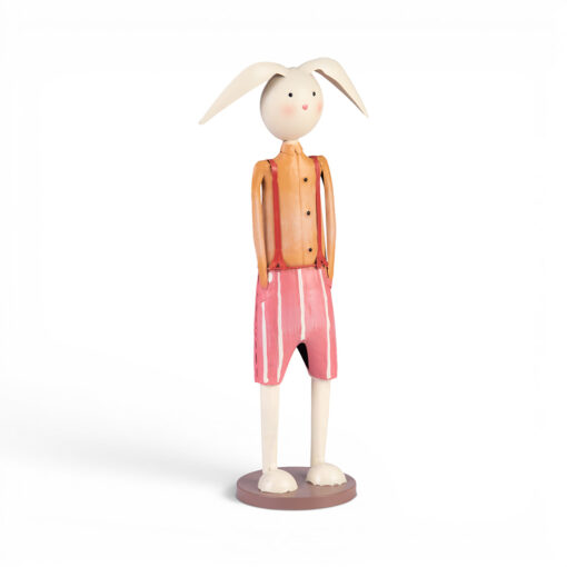 Metal Male Rabbit Ornament (H47cm)
