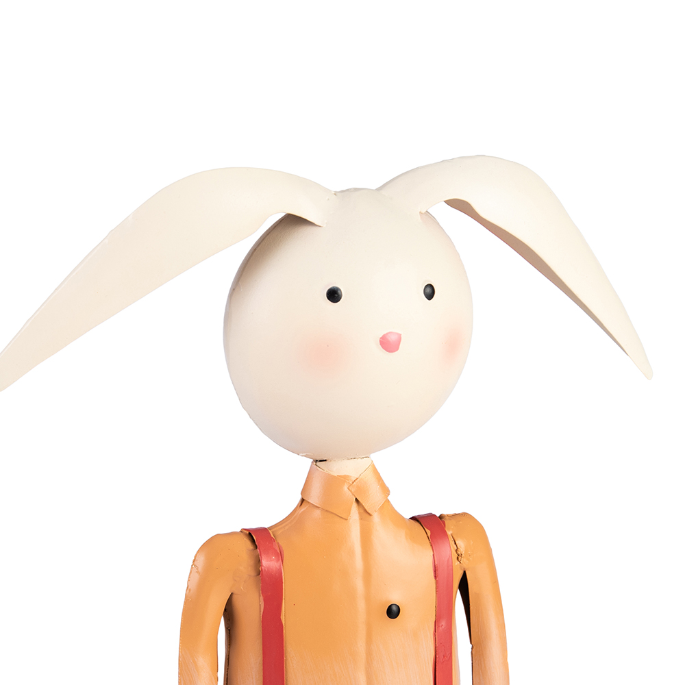 Metal Male Rabbit Ornament (H47cm) - Image 4