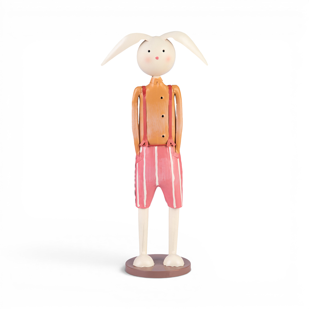 Metal Male Rabbit Ornament (H47cm) - Image 2