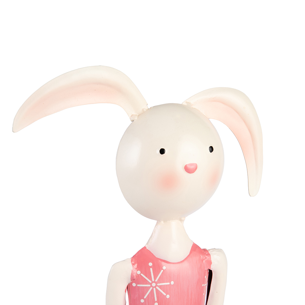 Metal Female Rabbit Ornament (H43.5cm) - Image 4