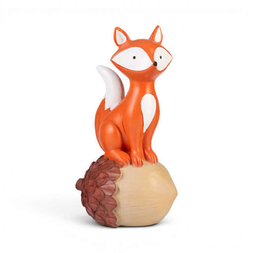 Fox Sitting on Acorn (H31.5cm)