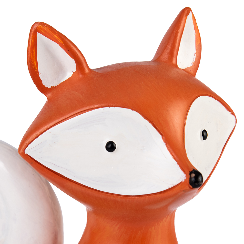 Fox Sitting on Acorn (H31.5cm) - Image 4