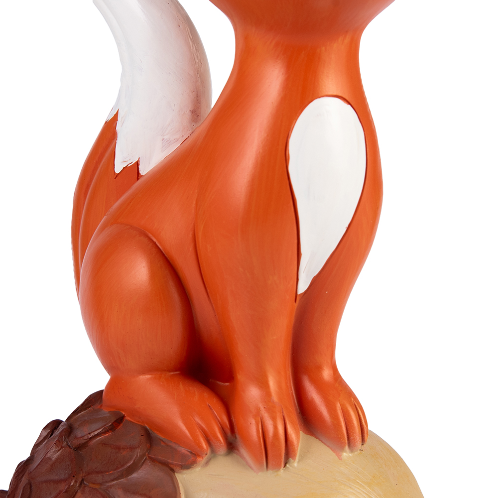 Fox Sitting on Acorn (H31.5cm) - Image 5