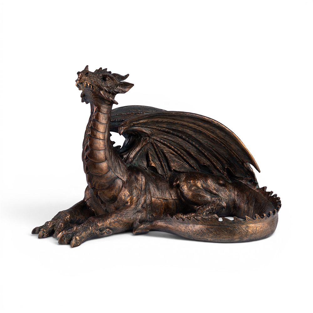 Sitting Dragon Statue (H38cm)
