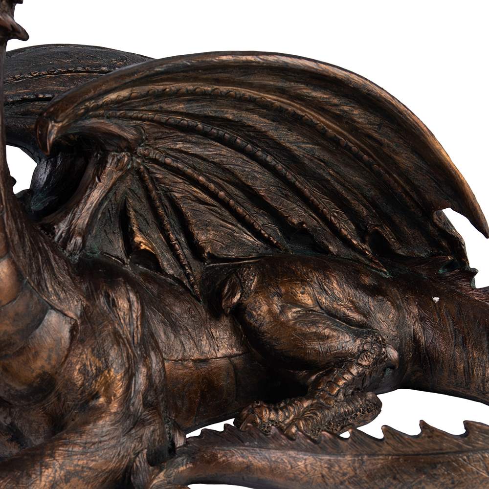 Sitting Dragon Statue (H38cm) - Image 6
