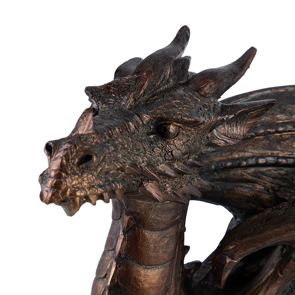 Sitting Dragon Statue (H38cm) - Image 4