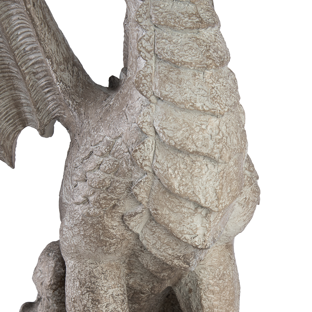 Sitting Dragon Statue (H72.5cm) - Image 7