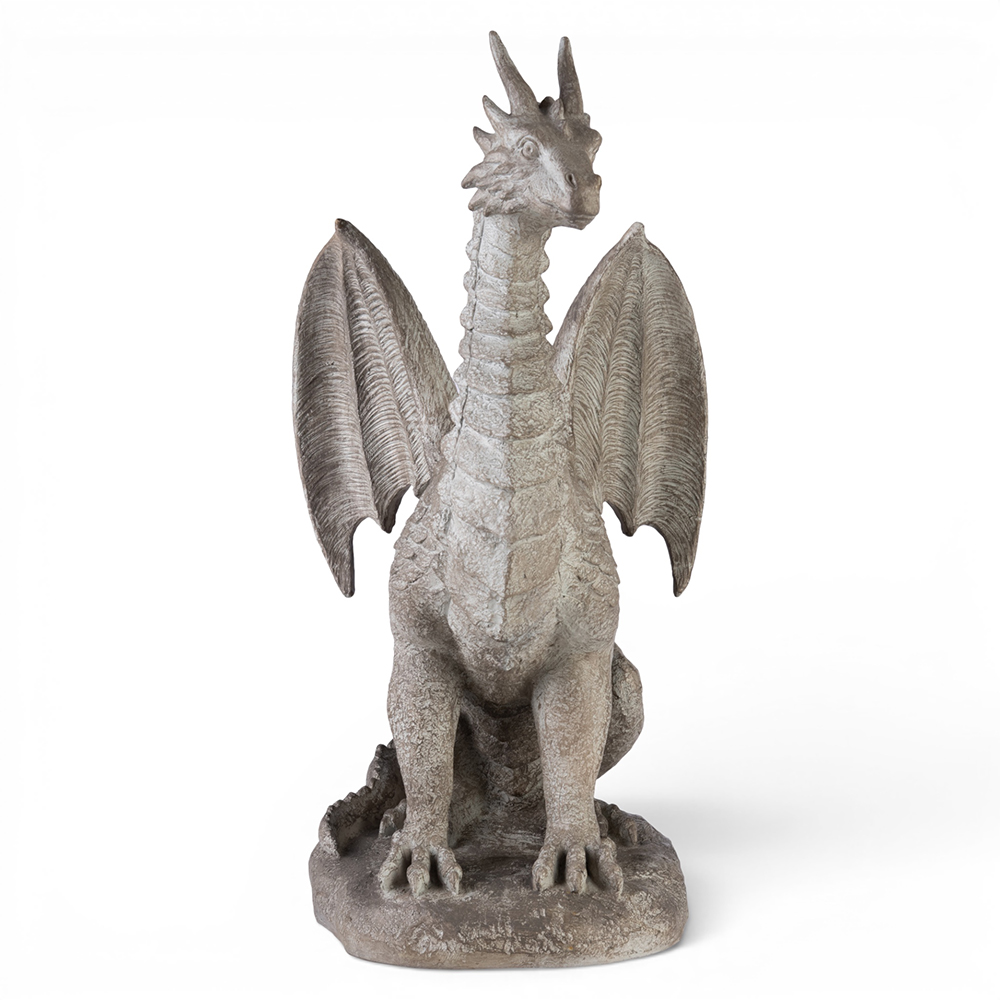Sitting Dragon Statue (H72.5cm) - Image 2