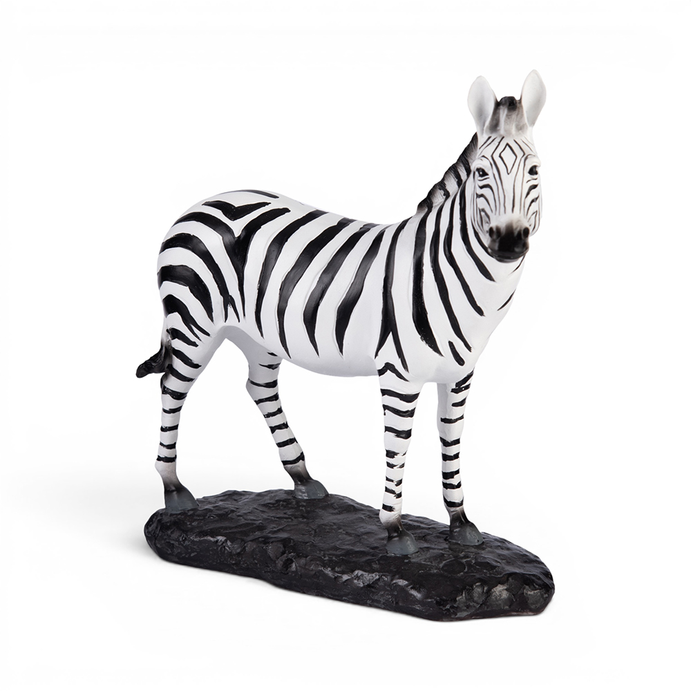 Resin Zebra (H30.5cm)