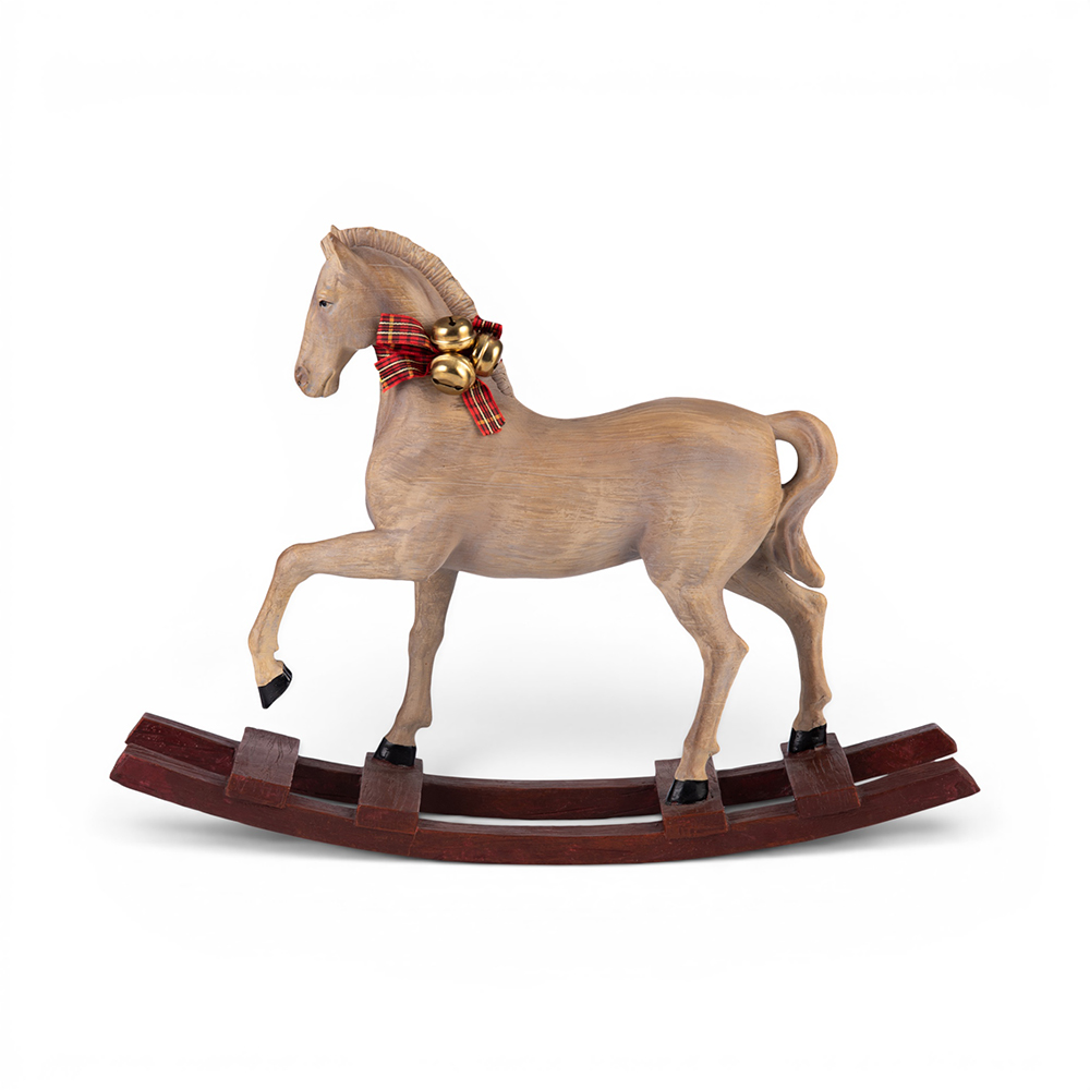 Rocking Horse with Bowknot (H35.5cm) - Image 2