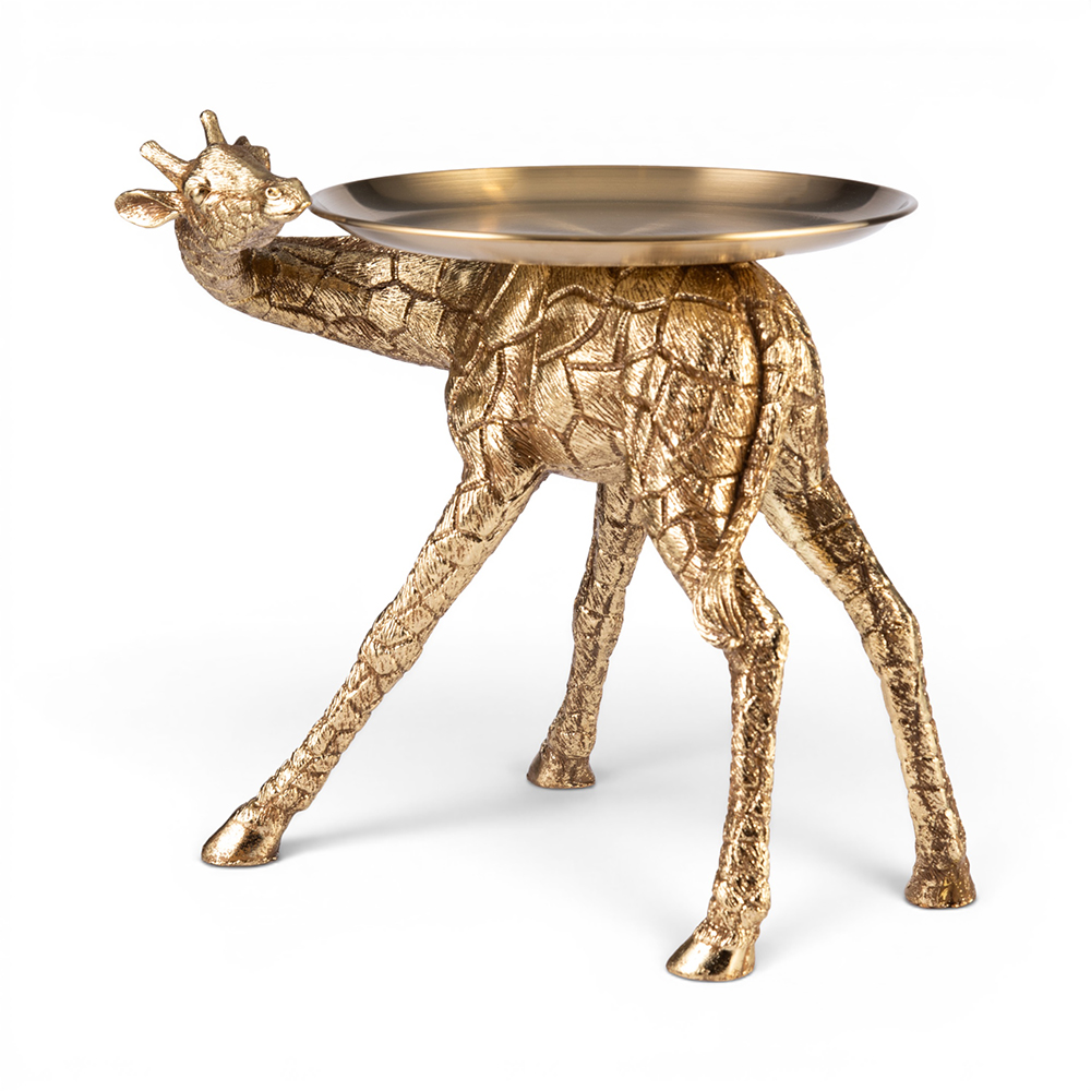 Giraffe with Plate (H28cm) - Image 3