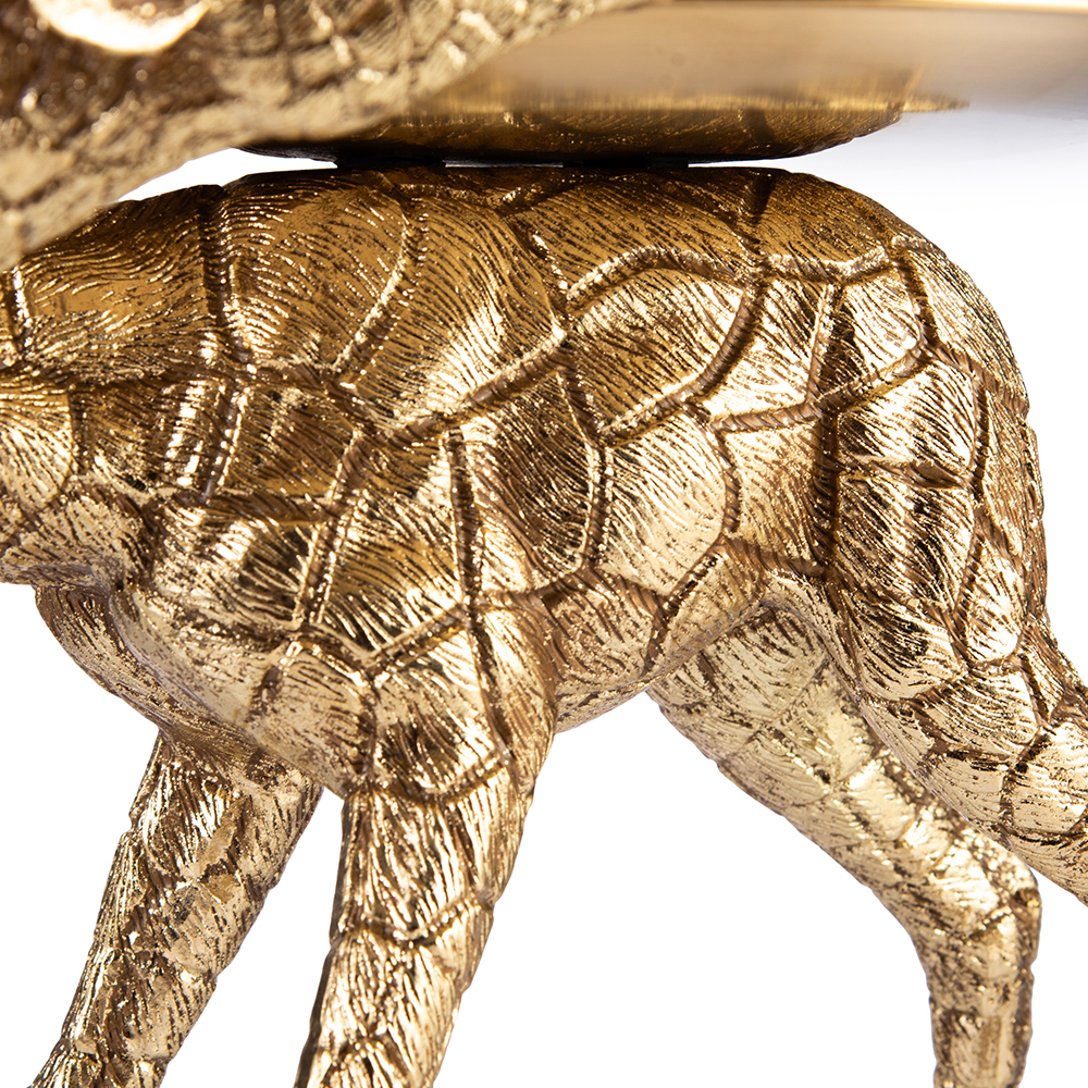 Giraffe with Plate (H28cm) - Image 7