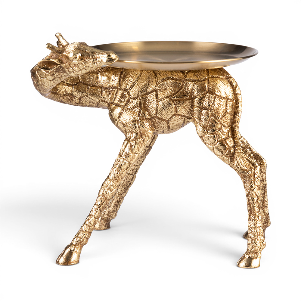 Giraffe with Plate (H28cm) - Image 2