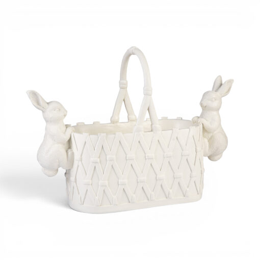 Bunnies Hanging on Basket (H30.6cm)