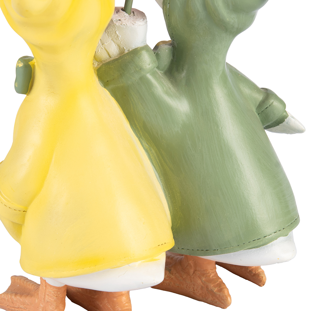 Standing Ducklings with Umbrella (H25.4cm) - Image 8