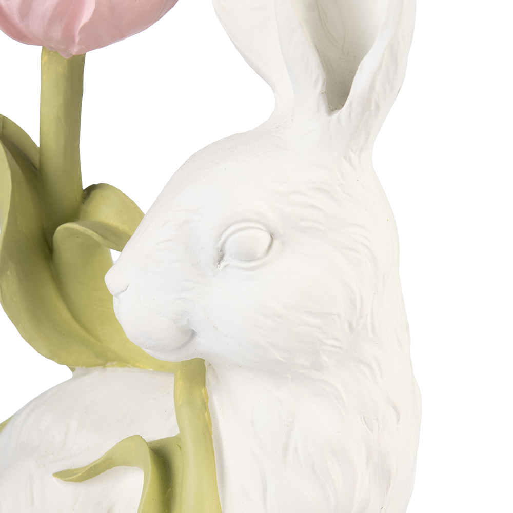 Hare with Tulip (H29.6cm) - Image 5