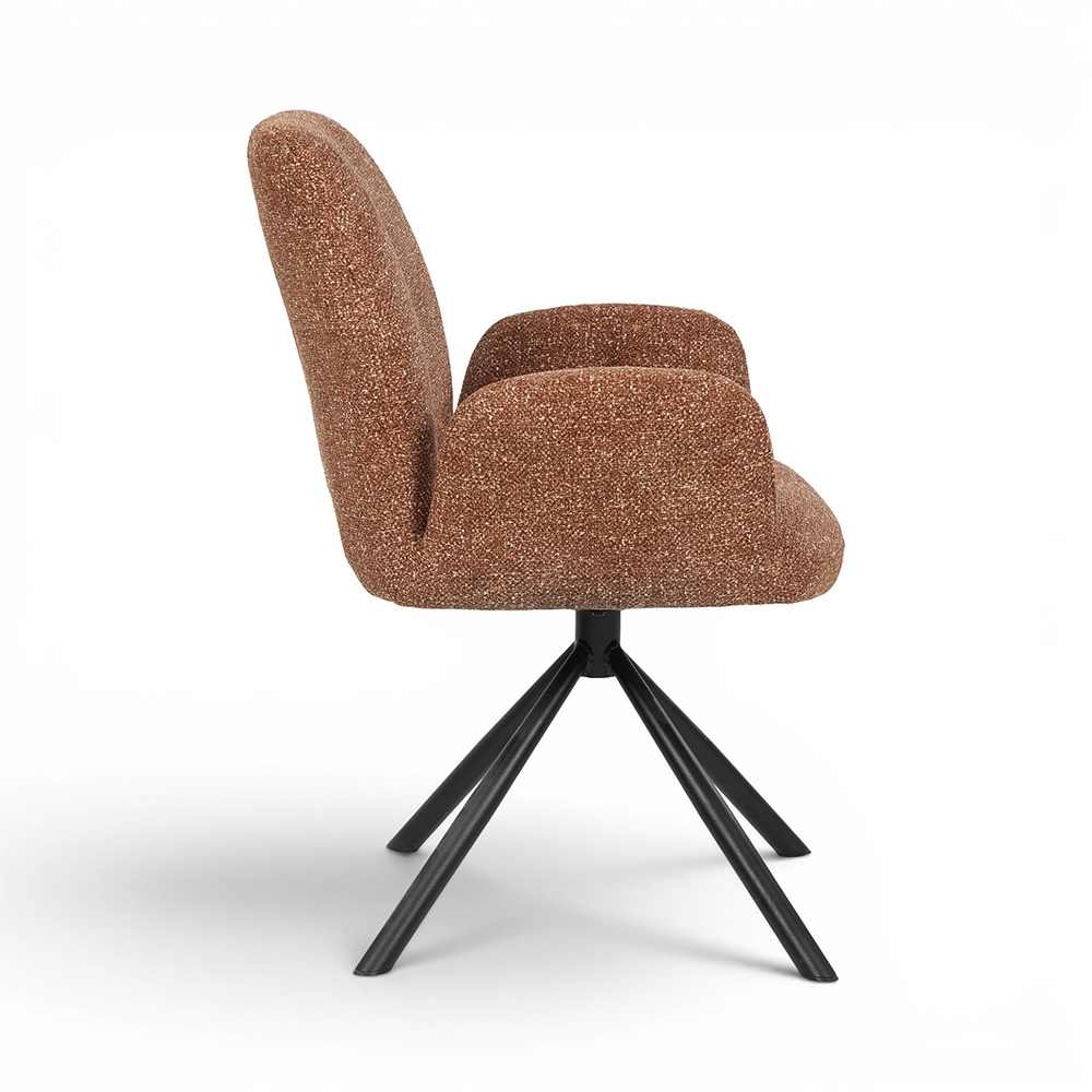 Alvera Swivel Dining Chair - Image 3