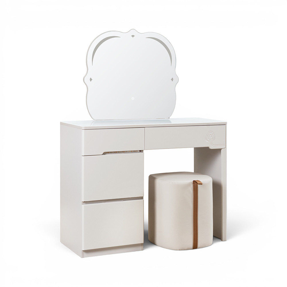 Divya Dressing Table with Mirror & Stool