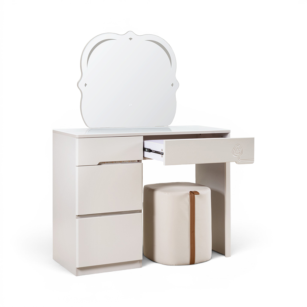 Divya Dressing Table with Mirror & Stool - Image 7