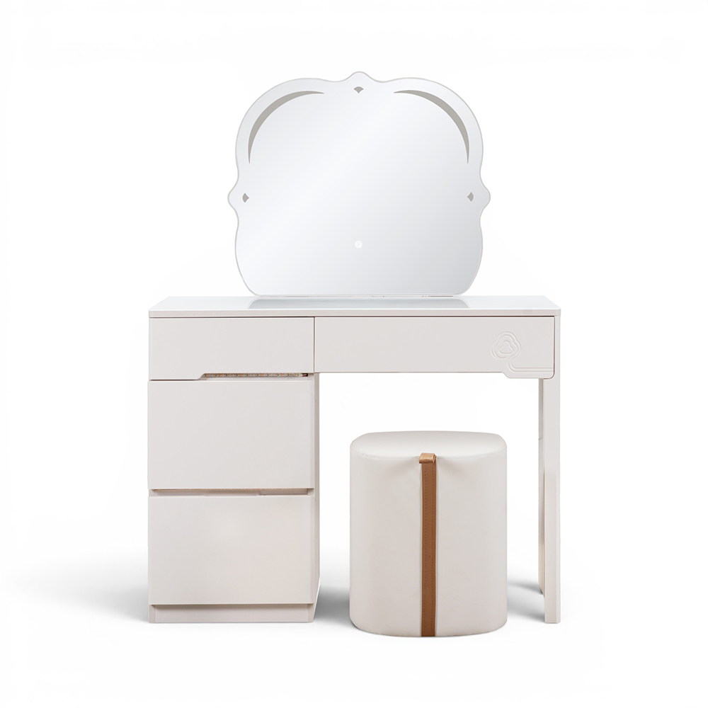 Divya Dressing Table with Mirror & Stool - Image 3