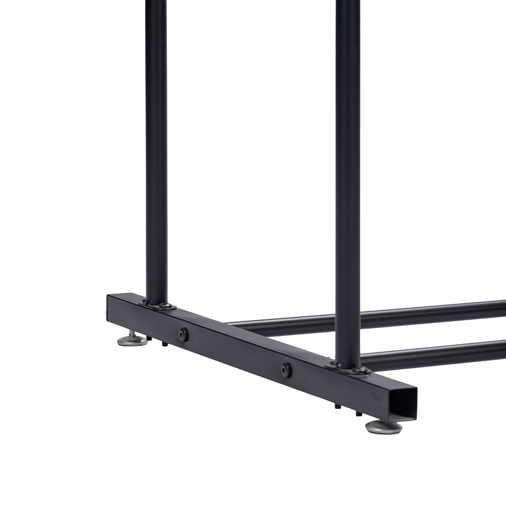 Double Garment Rack with Shelf - Image 6
