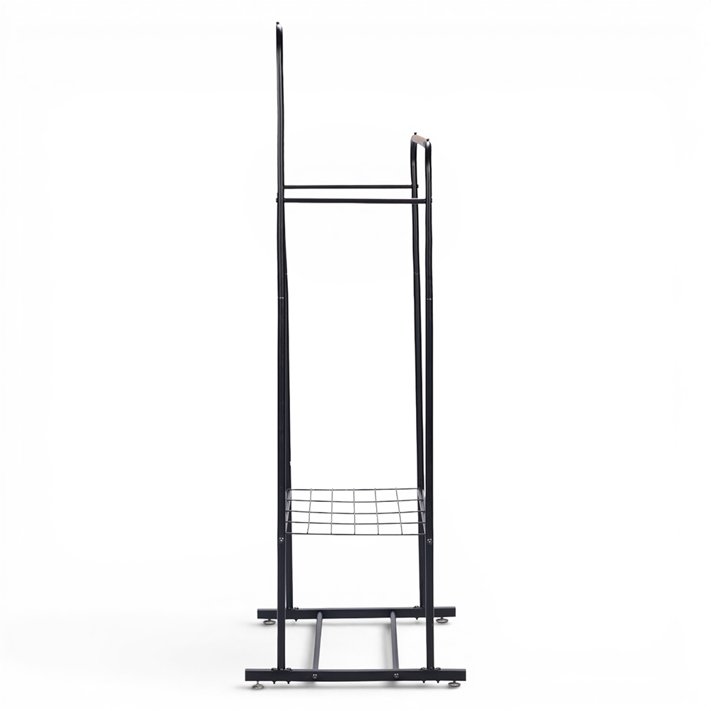 Double Garment Rack with Shelf - Image 3