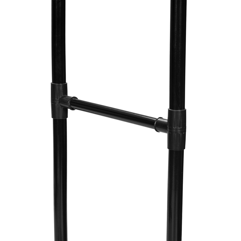 Double Garment Rack with Shelf - Image 6