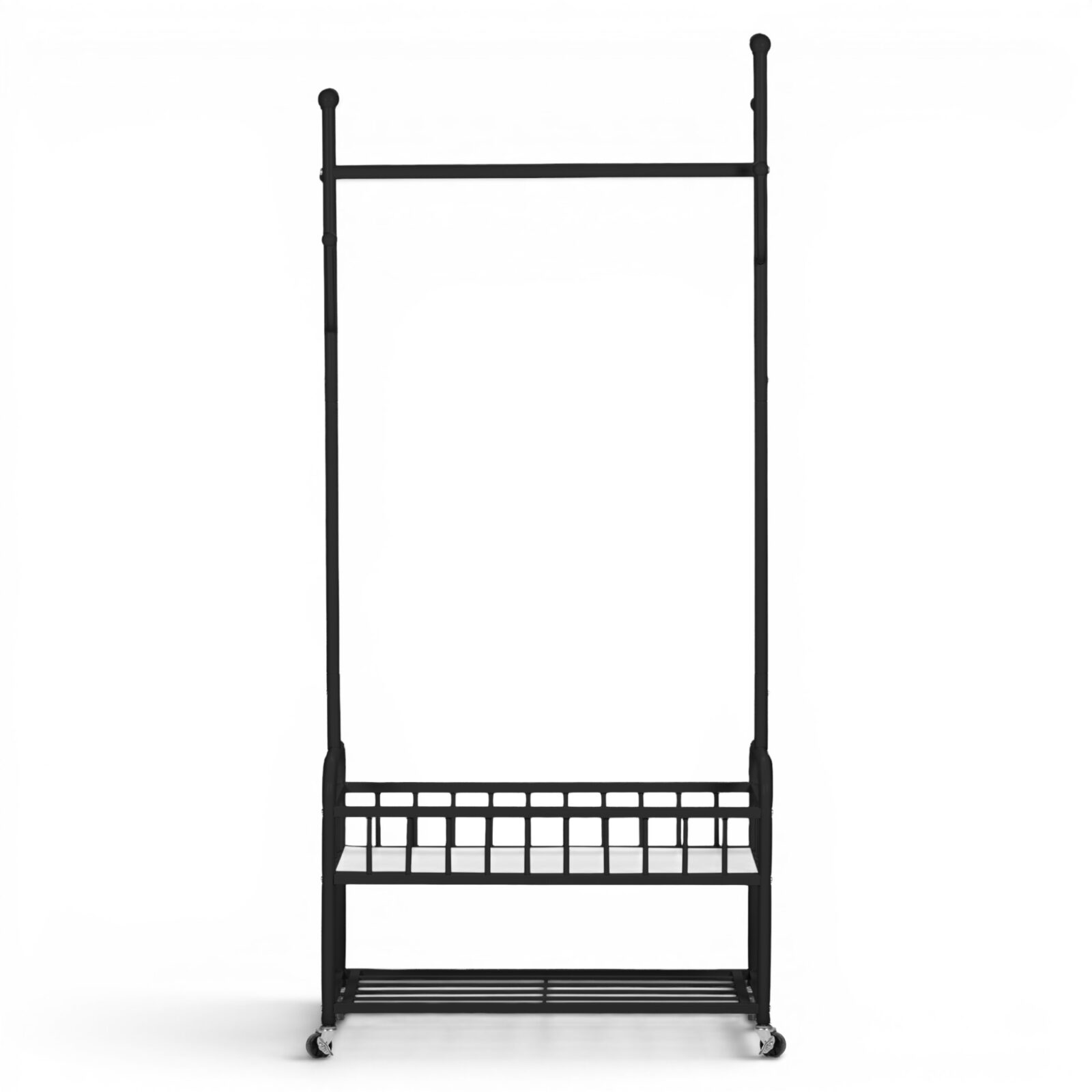 Clothes Rack with Storage Basket - Image 10