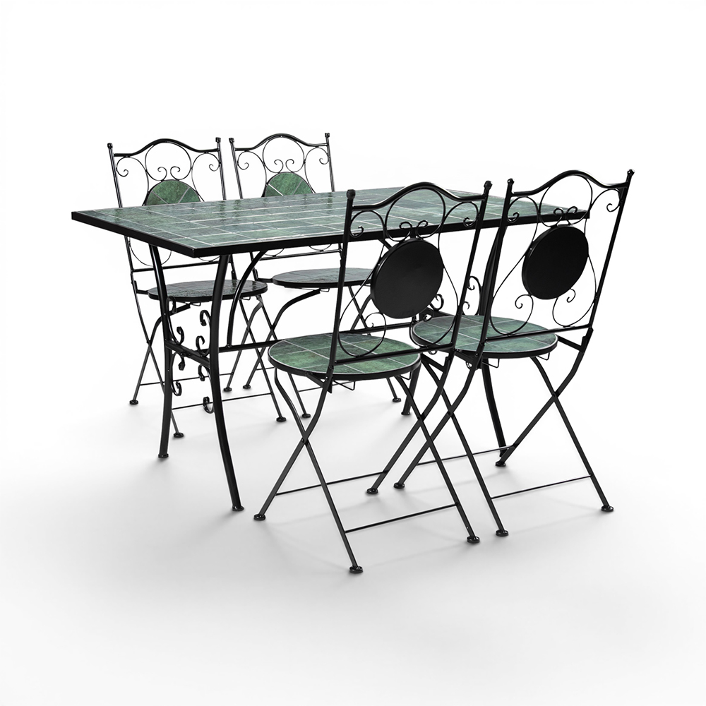 Zena Mosaic Dining Set (4 Seater)