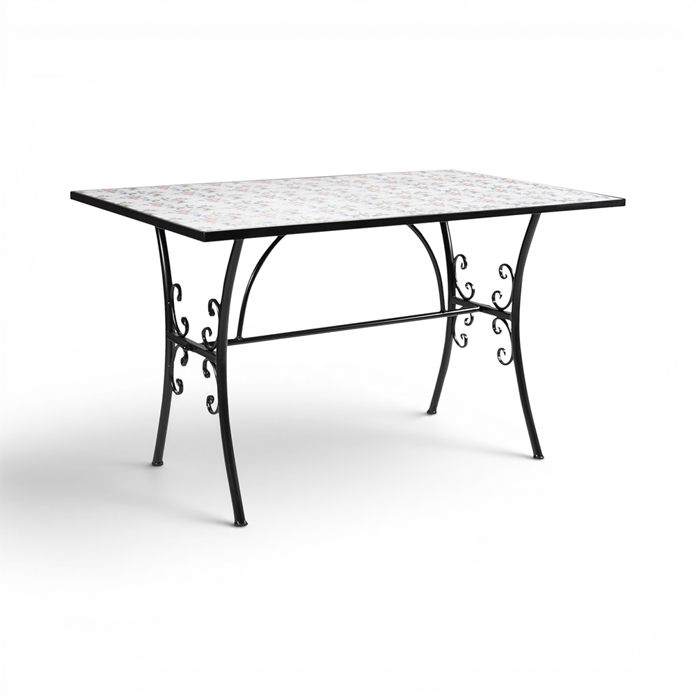 Retha Mosaic Dining Set (4 Seater) - Image 4